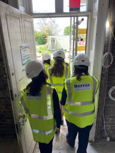 Women in Construction Borras site visit